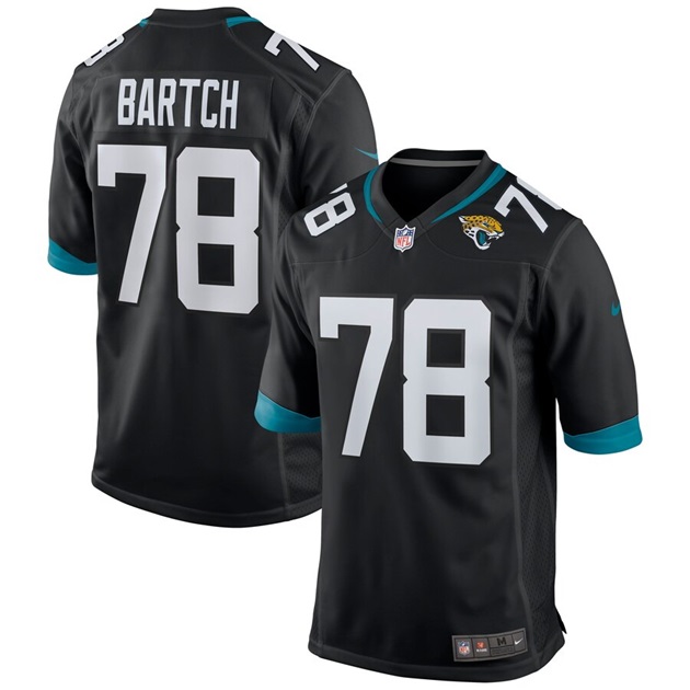 mens nike ben bartch black jacksonville jaguars game jersey